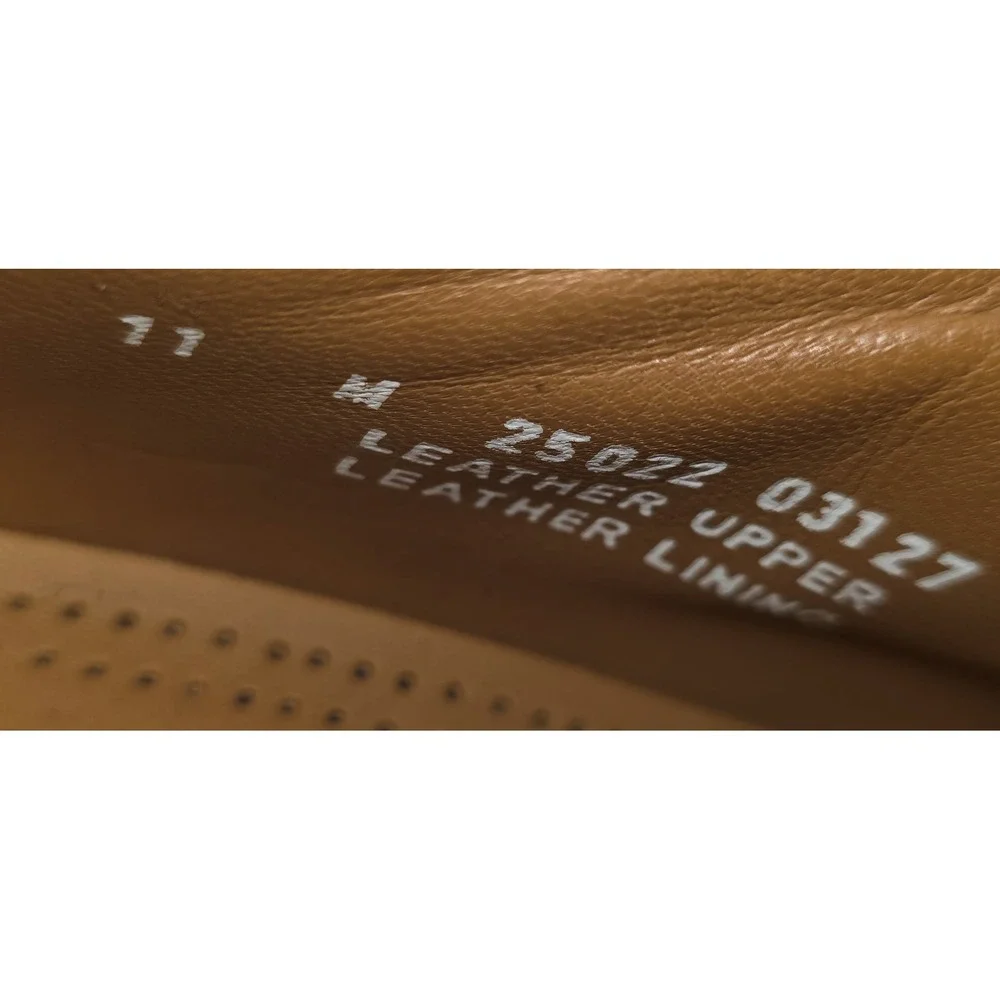 Bostonian First Flex Mens Brown Leather Moc Toe Derby Dress Shoes 11 M‎ 25022